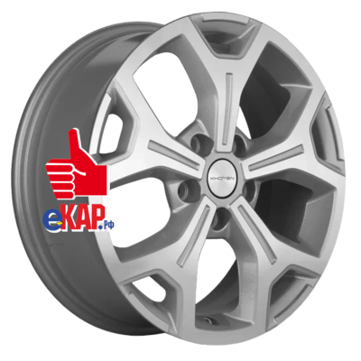 Khomen Wheels 6,5x17/5x114,3 ET45 D54,1 KHW1710 (Coolray) F-Silver-FP