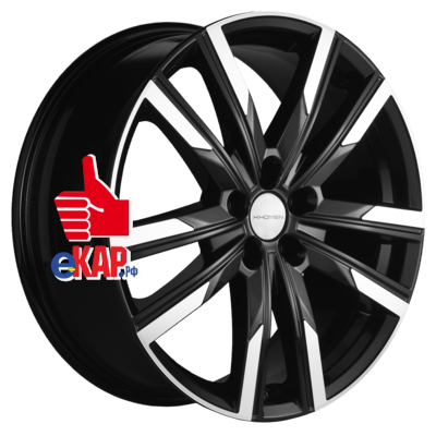 Khomen Wheels 7,5x19/5x108 ET47 D60,1 KHW1905 (Chery Tiggo 8) Black-FP