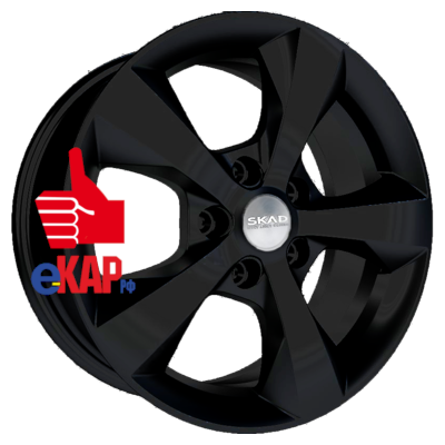 СКАД 7x16/5x108 ET50 D63,35 Кельн (КЛ258) Черный бархат