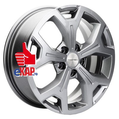 Khomen Wheels 6,5x17/5x114,3 ET50 D67,1 KHW1710 (Ceed) G-Silver