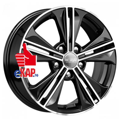 K&K 6x16/5x112 ET48 D57,1 КС778 Алмаз черный