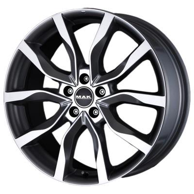 MAK 9x19/5x120 ET53 D72,6 Highlands Gunmetal Mirror Face