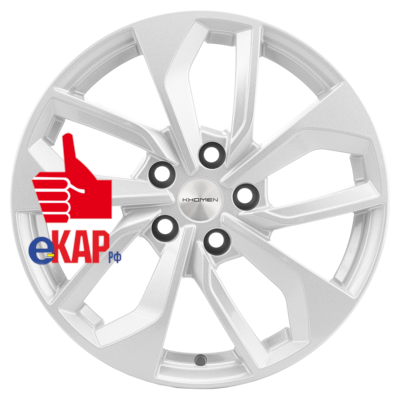 Khomen Wheels 7x17/5x114,3 ET45 D67,1 KHW1703 (CX-5/i40/X-Trail) F-Silver