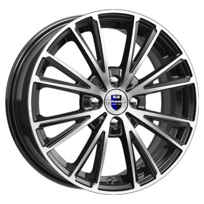 K&K 6x16/4x98 ET35 D58,5 Меандр (КС879) Алмаз черный SK