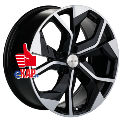 Khomen Wheels 8,5x20/5x112 ET27 D66,6 KHW2006 (3 Series new) Black-FP