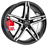 Alutec 8x18/5x114,3 ET35 D70,1 Poison Diamant black front polished