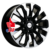 Khomen Wheels 8x20/6x139,7 ET28 D78,1 KHW2010 (Chevrolet Tahoe) Black-FP