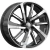 K&K 7x18/5x108 ET23 D60,1 КС1111 Алмаз черный