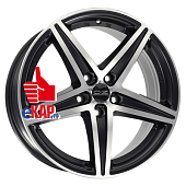 OZ 8x19/5x114,3 ET45 D75 Energy Matt Black + Diamond Cut