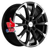 Khomen Wheels 7,5x18/5x108 ET33 D60,1 KHW1808 (Chery Tiggo 4/Tiggo 7 Pro) Black-FP