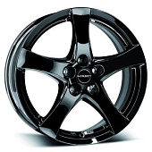 Borbet 7x17/5x115 ET42 D70,1 F Black glossy