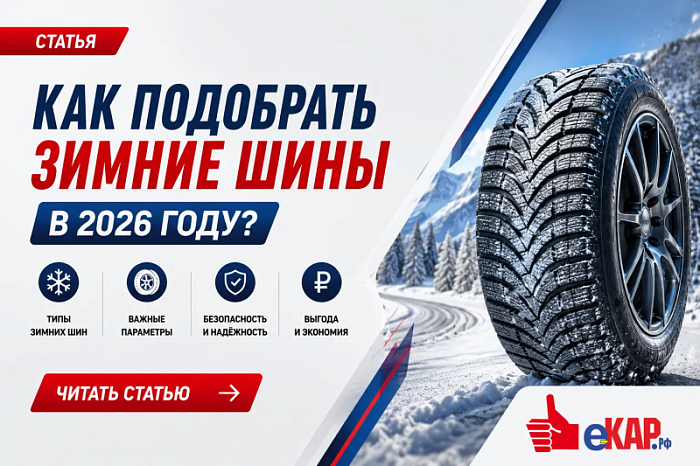 Как выбрать шины  в зиму 2026?