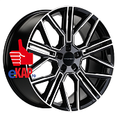 Khomen Wheels 9,5x21/5x120 ET45,5 D62,5 KHW2101 (Li 7/9) Black-FP