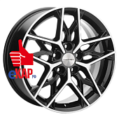 Khomen Wheels 7x17/5x114,3 ET43,5 D67,1 KHW1709 (Hyundai Tucson IV/Kia Sportage V) Black-FP