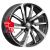 K&K 7x18/5x108 ET23 D60,1 КС1111 Алмаз черный