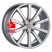 OZ 7x16/5x114,3 ET45 D75 Lounge 10 Metal Silver Diamond Cut