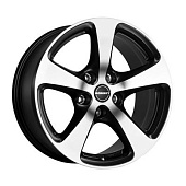 Borbet 7x16/5x120 ET46 D72,5 CC Schwarz Poliert Matt