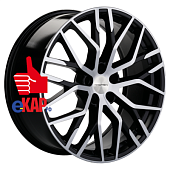 Khomen Wheels 8,5x20/5x120 ET45,5 D62,5 KHW2005 (Li 7/9) Black-FP