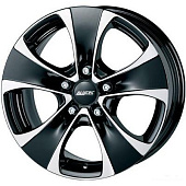 Alutec 8,5x18/5x112 ET51 D66,5 Dynamite Diamant black front polished