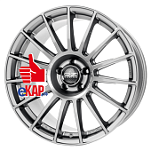 OZ 11x20/5x120 ET35 D79 Superturismo Dakar Matt Graphite + Silver Lettering