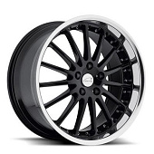 Coventry 8,5x19/5x108 ET42 D63,4 Whitley Gloss Black Mirror Cut Lip