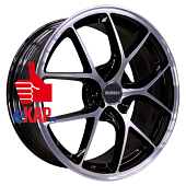 INCH 7x17/5x108 ET33 D60,1 FA8538 Gloss Black Machined Face (ZJH)