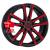 MAK 7x17/5x114,3 ET40 D76 Milano Black Red Face