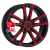 MAK 7x17/5x114,3 ET40 D76 Milano Black Red Face